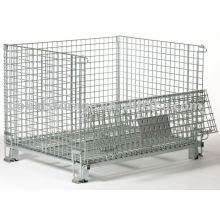 Warehouse storage of medium duty Wire mesh cages